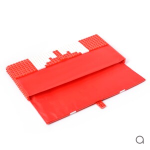 Oversize CANADA flag clutch purse made entirely of Lego bricks FREE SHIPPING Independence Day handbag big image 5