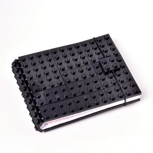 Schwarzes Portemonnaie mit original LEGO Steinen Versandkostenfrei