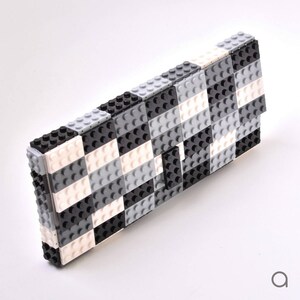 Monochrom clutch purse made with LEGO® bricks FREE SHIPPING purse handbag legobag trending fashion image 3