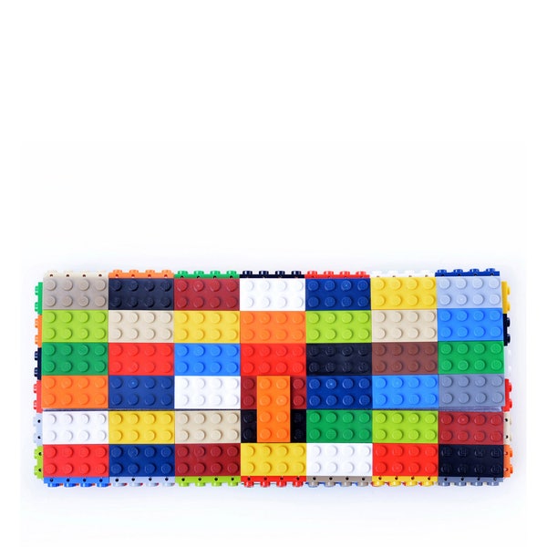 Mehrfarbige Kupplung Geldbeutel - Bulk-Version - mit LEGO® Ziegel versandkostenfrei Handtasche Handtasche Legobag Trend Mode