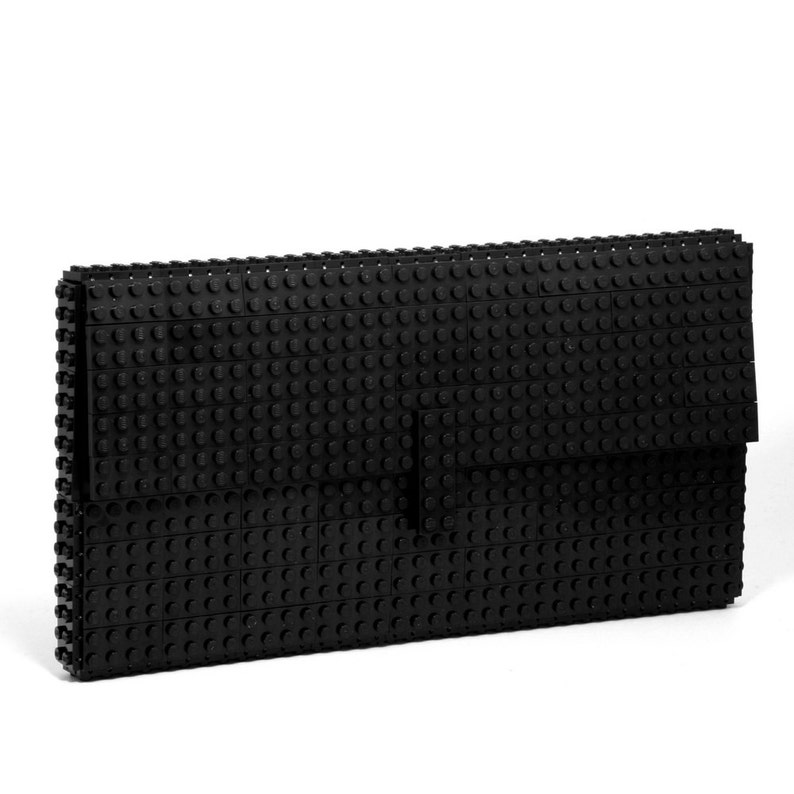 Download Black oversize clutch made entirely of LEGO bricks | Etsy