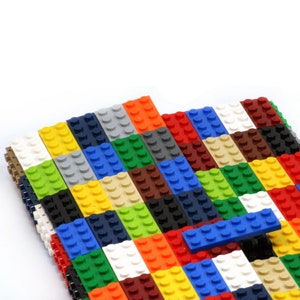 Oversize multicolor clutch made entirely of LEGO bricks FREE SHIPPING image 5