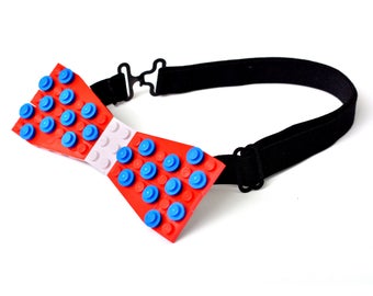 Bow tie made with LEGO® bricks FREE SHIPPING gentleman fashion birthday anniversary gift idea