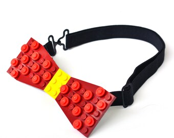 Bow tie made with LEGO® bricks FREE SHIPPING gentleman fashion birthday anniversary gift idea