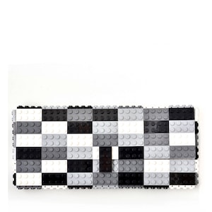 Monochrom clutch purse made with LEGO® bricks FREE SHIPPING purse handbag legobag trending fashion image 1