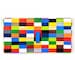 Oversize multicolor clutch made entirely of LEGO bricks FREE SHIPPING 