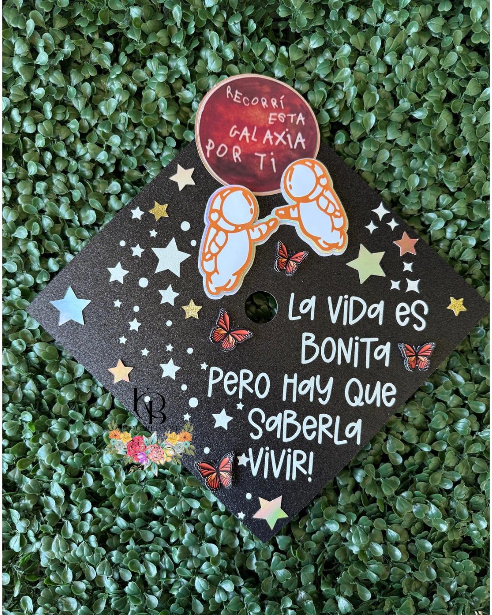 Outer Space Grad Cap Topper - Etsy