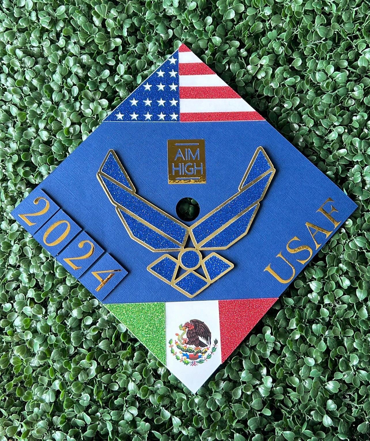 Air Force Graduation Cap Topper
