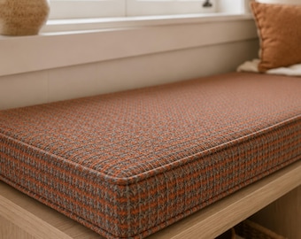 3" dik comfortabel banketkussen, wasbaar zitkussen, zitkussen voor raam, kussen voor eet- en leeshoeken, Kallax-kussen