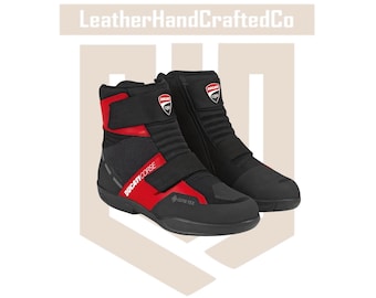 Ducati Corse City C3 Technical Short Boots Motorcycle Riding Shoes