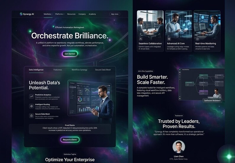 WordPress Website Template, Elementor Theme, Responsive Business Site, Landing Page Builder, SEO Optimized image 9