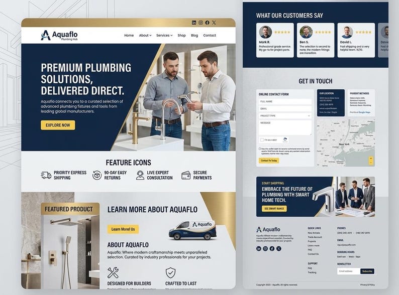 WordPress Website Template, Elementor Theme, Responsive Business Site, Landing Page Builder, SEO Optimized image 12