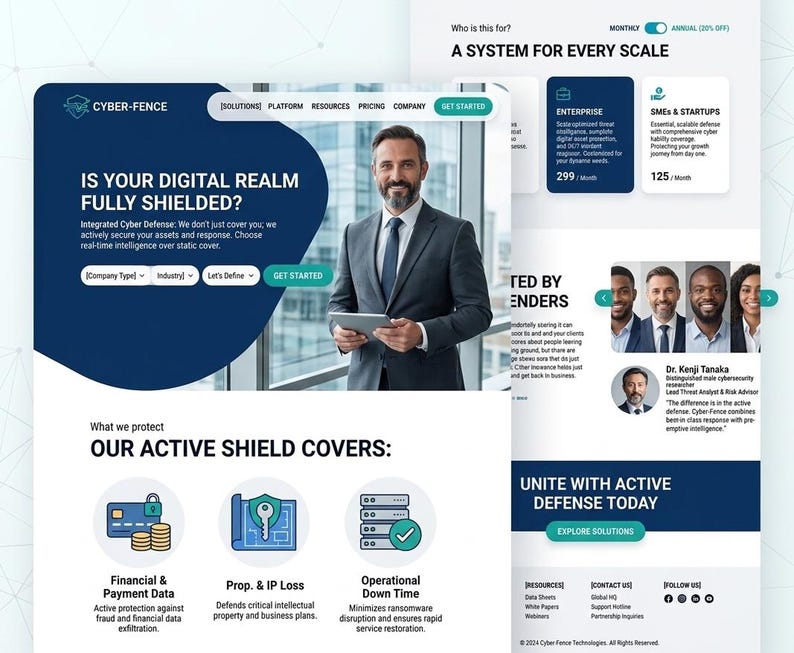 WordPress Website Template, Elementor Theme, Responsive Business Site, Landing Page Builder, SEO Optimized image 3