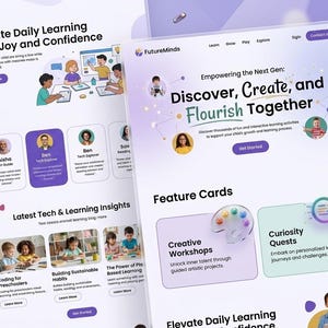 WordPress Website Template, Elementor Theme, Responsive Business Site, Landing Page Builder, SEO Optimized