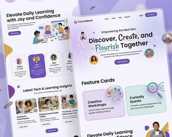 WordPress Website Template, Elementor Theme, Responsive Business Site, Landing Page Builder, SEO Optimized