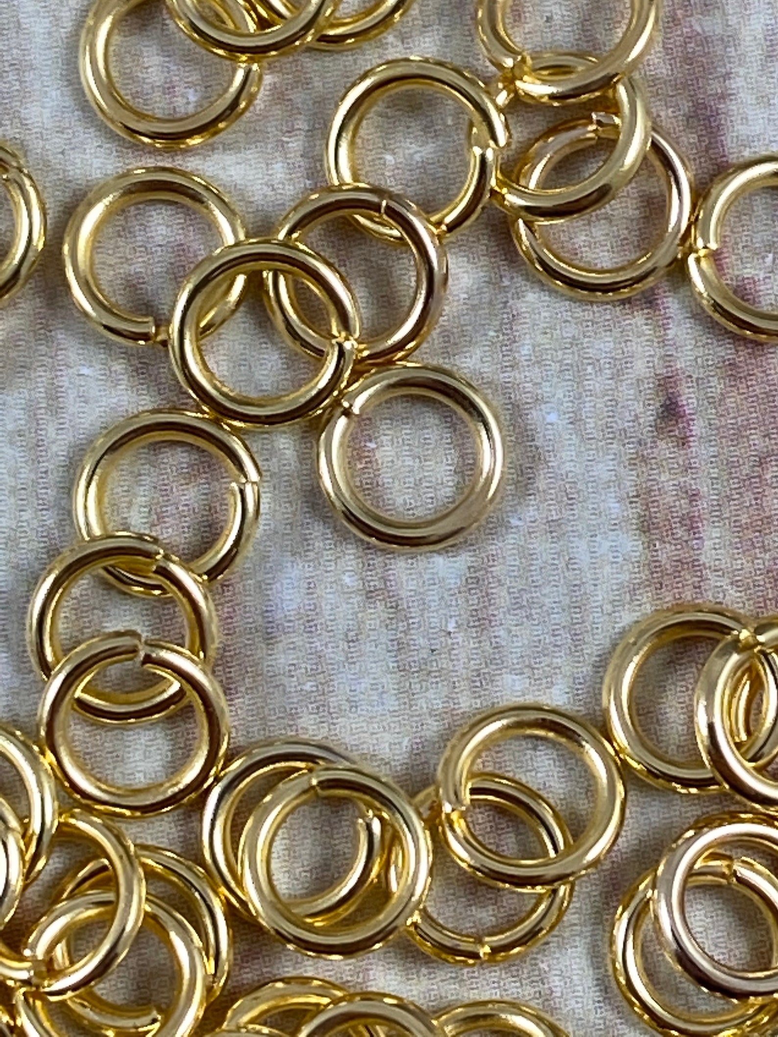 150 Gold Jump rings Gold Plated Jump Rings Open / Close Jump Etsy