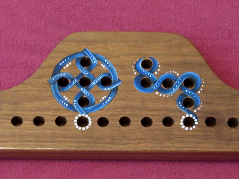 Pegs and Jokers 8 Walnut Artistic Etsy