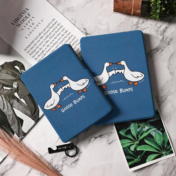 Goose Bumps Cute Kindle Case For Kindle Paperwhite 1/2/3/4, Kindle 2019/2022, Kindle Paperwhite 7'' 6.8'' Case, Kindle 10th/11th/12th Cover