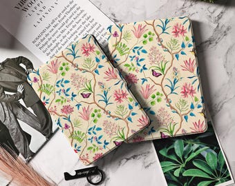 Retro Floral Art Kindle Case For Kindle Paperwhite 1/2/3, Kindle 2019/2022, Kindle Case 6'' 7" Paperwhite 2024, Kindle 10th/11th/12th Cover