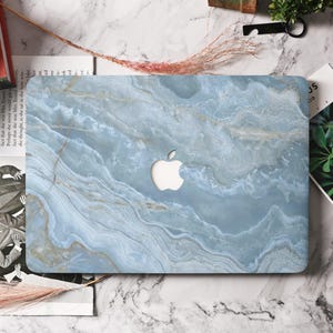 Blue Marble Texture MacBook Case Cover for 2025 Air 13/15, Pro 13/14/16 Case Mac 16 15 14 13.6 11 Inch Laptop 2022 M2 M3 Air 13 A3240 Cover