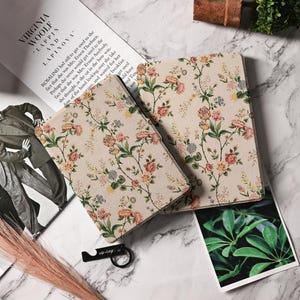 Retro Floral Aesthetic Kindle Hülle Für Kindle Paperwhite 1/2/3, Kindle 2019/2022, Kindle Hülle 7 Zoll Colorsoft 2024 Hülle, Kindle 11.02.2024 Hülle