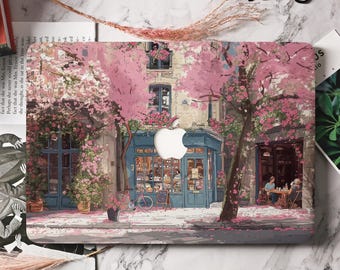 Book Store MacBook Protective Case Cover for Air 13/15, Pro 13/14/16 Case Mac 16 15 14 13.6 11 Inch Laptop M1 2022 M2 M3 2025 M4 A3240 Cover