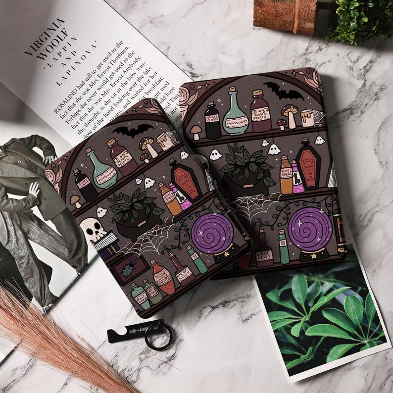 Custodia Kindle con design gotico per Kindle Paperwhite 1/2/3/4, Kindle 2019/2022, custodia Kindle Paperwhite 7/6,8/6 pollici, custodia Kindle 10th 11th immagine 1