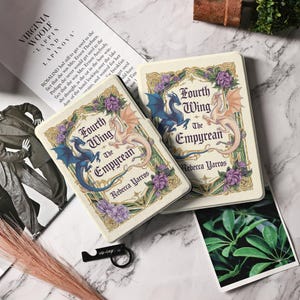 Fourth Wing Dragon Book Kindle Case, Kindle Paperwhite 1/2/3/4, Kindle 2019/2022, Paperwhite 12th 7‘’ 11th 6.8‘’, Colorsoft, Kobo Cover
