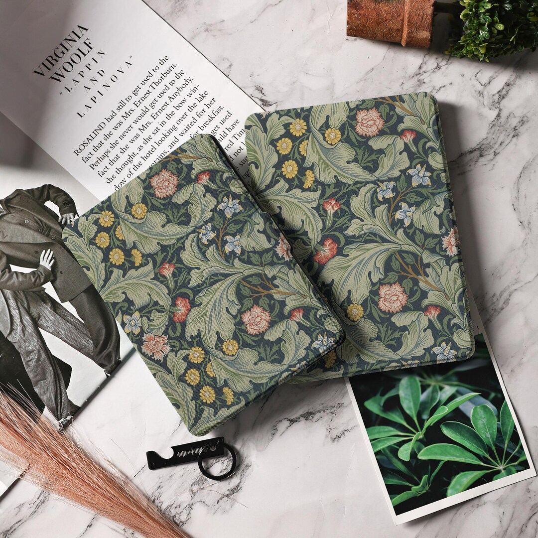 Vintage Floral Art Kindle Case for Kindle Paperwhite 1/2/3, Kindle 2019 ...