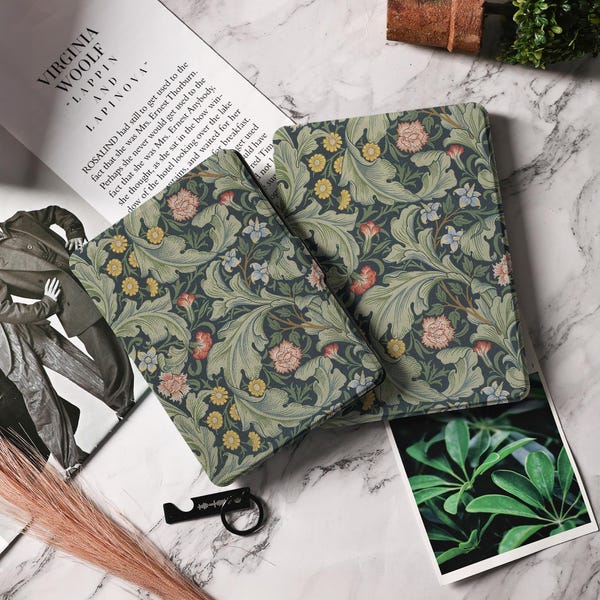Vintage Floral Art Kindle Hülle Für Kindle Paperwhite 1/2/3, Kindle 2019/2022, Kindle Hülle 7 Zoll Paperwhite 2024, Kindle 10/11/12 Hülle