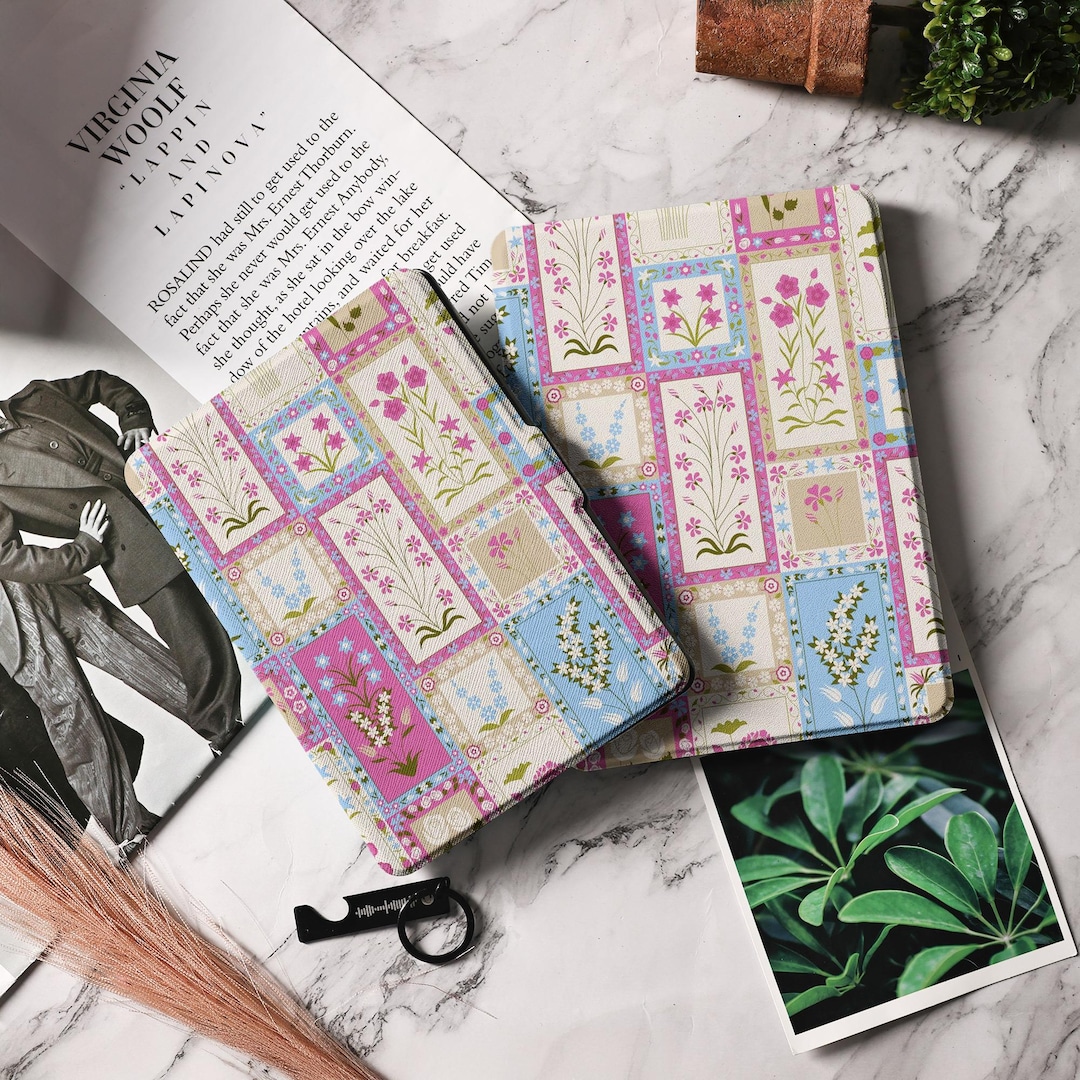 Wildflower Kindle Case With Hand Strap Cover for Kindle Paperwhite 1/2 ...