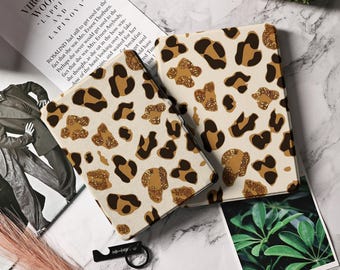 Untamed Brown Leopard Kindle Case For Kindle Paperwhite 1/2/3, Kindle 2019/2022, Kindle Paperwhite 7" Case, Kindle Paperwhite 6.8'' Case