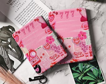 Collage Style Kindle Case For Kindle Paperwhite 1/2/3, Kindle 2019/2022, Kindle Paperwhite 12th 7" Colorsoft Case, Kindle 10th 11th Cover