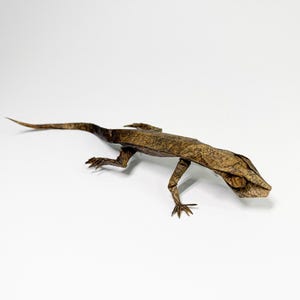 Handmade Origami Lizard