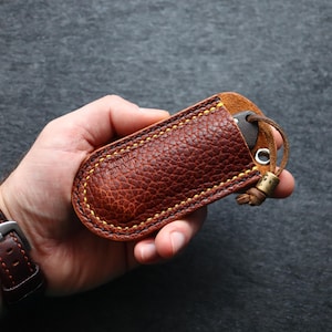 THE LEGGENDARY SOLO --- Portaoggetti in pelle Edc completamente personalizzato fatto a mano / Portaoggetti in pelle / Portaoggetti per il trasporto quotidiano / Portaoggetti in pelle di bisonte americano.