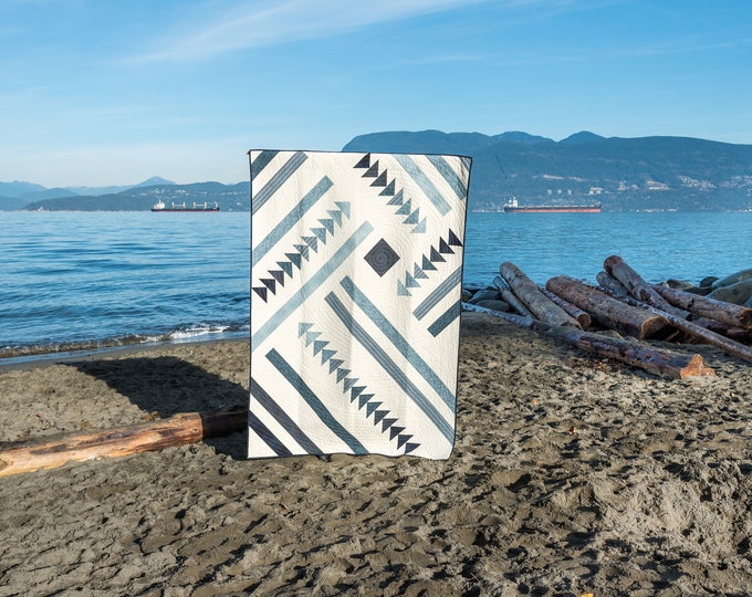 Modern Quilt Kit Contemporary Quilt Kit Heading Home Quilt Kit Etsy