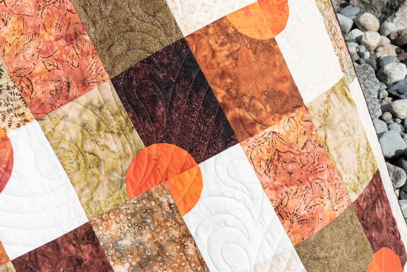 Desert Sun Quilt Pattern Modern quilt pattern, Contemporary quilt pattern image 4