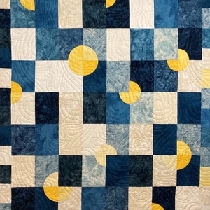 Desert Sun Quilt Pattern Modern quilt pattern, Contemporary quilt pattern image 5