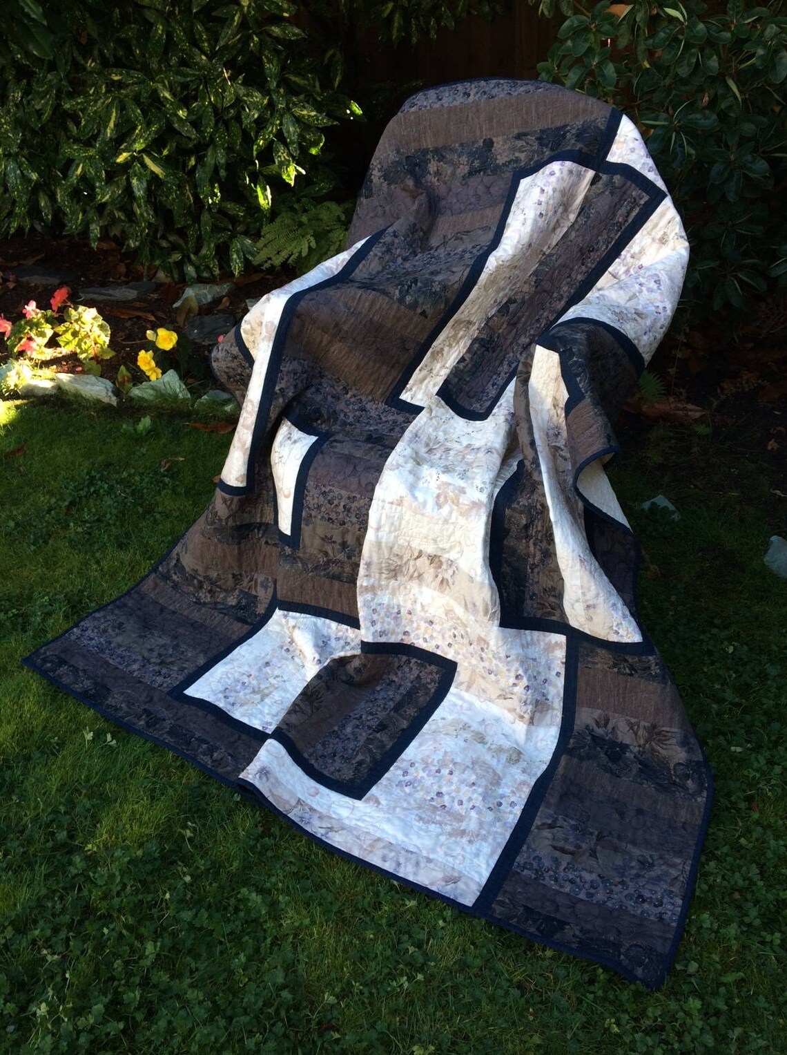 Zen Garden Quilt Pattern - Modern Quilt Pattern, Contemporary Quilt ...