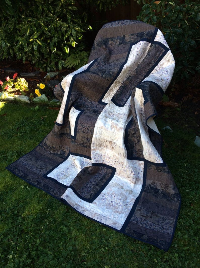 Zen Garden Quilt Pattern Modern quilt pattern Contemporary Etsy