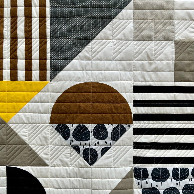 Basically Bauhaus Quilt Pattern Etsy
