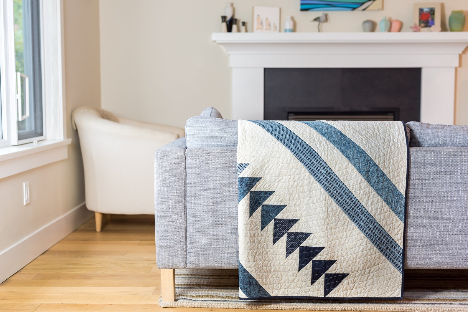 Modern Quilt Kit Contemporary Quilt Kit Heading Home Quilt Etsy