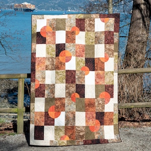 Desert Sun Quilt Kit - Modern quilt kit, Contemporary quilt kit
