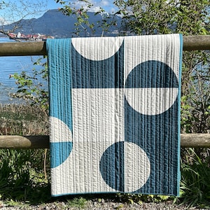 Colour Blocking Throw Quilt Pattern - Etsy