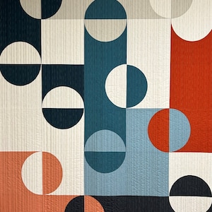 Colour Blocking Throw Quilt Pattern - Etsy
