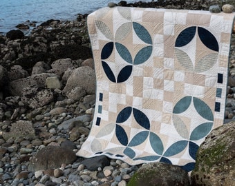 Whirligigs Quilt Pattern - Modern quilt pattern, Contemporary quilt pattern