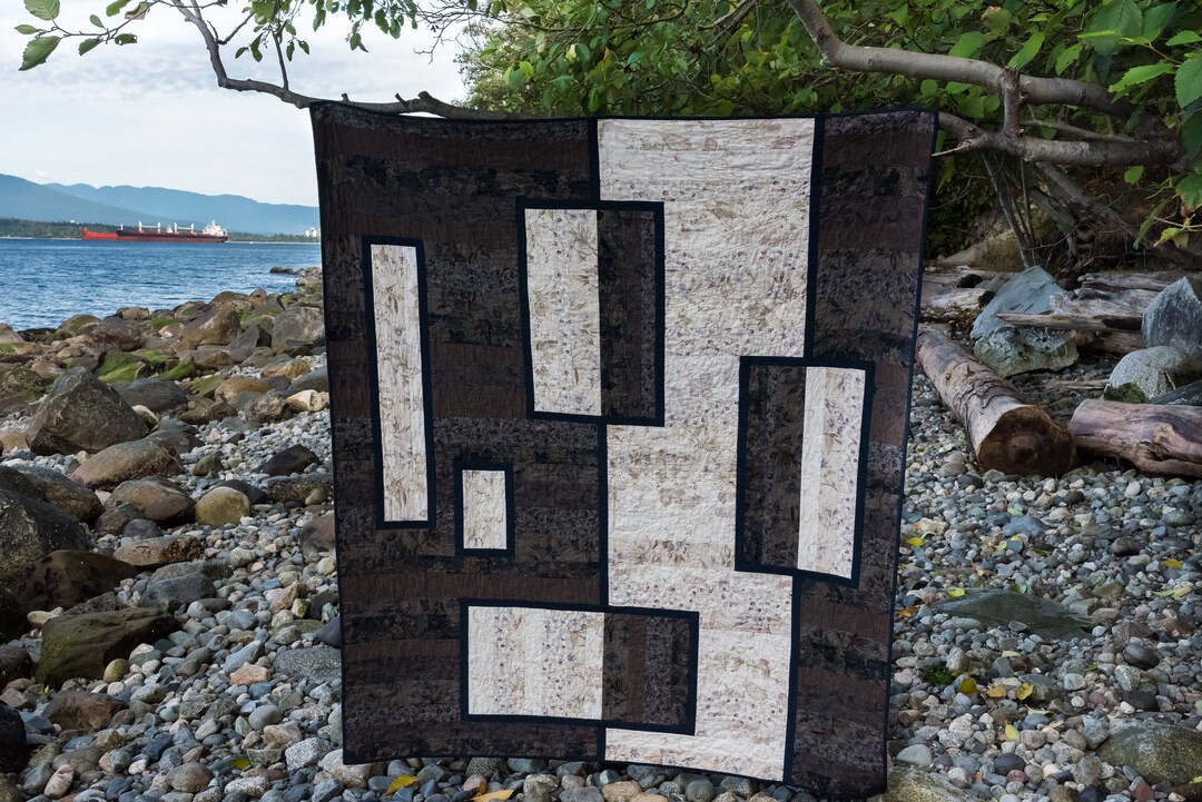 Zen Garden Quilt Pattern Modern Quilt Pattern, Contemporary Quilt