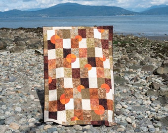 Desert Sun Quilt Pattern - Modern quilt pattern, Contemporary quilt pattern