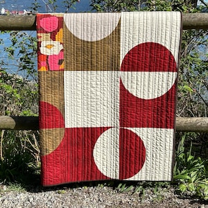 Colour Blocking Throw Quilt Pattern - Etsy