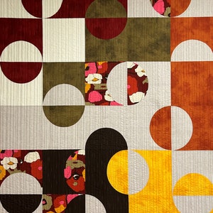 Colour Blocking Throw Quilt Pattern - Etsy